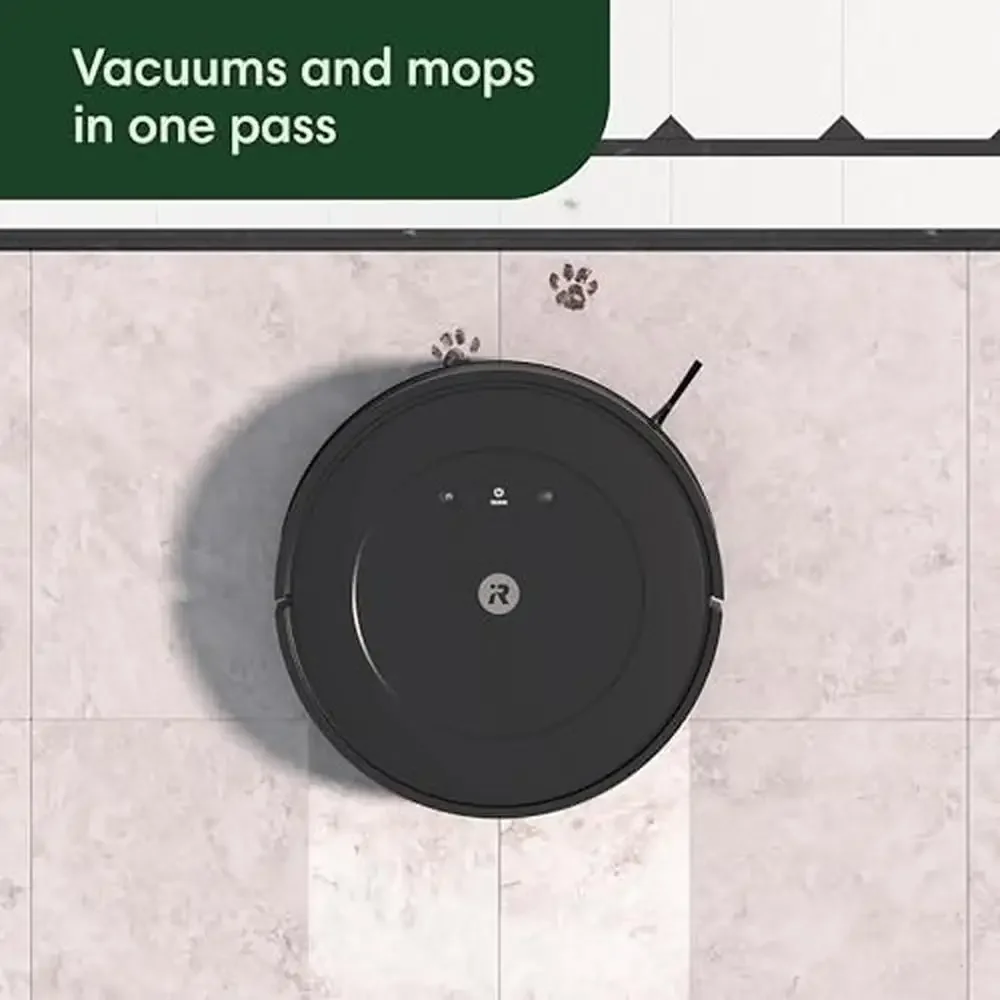 Smart Navigation Robot Vacuum & Mop Combo Y0110 4-Stage Cleaning Eco Mode Lithium Ion App Control