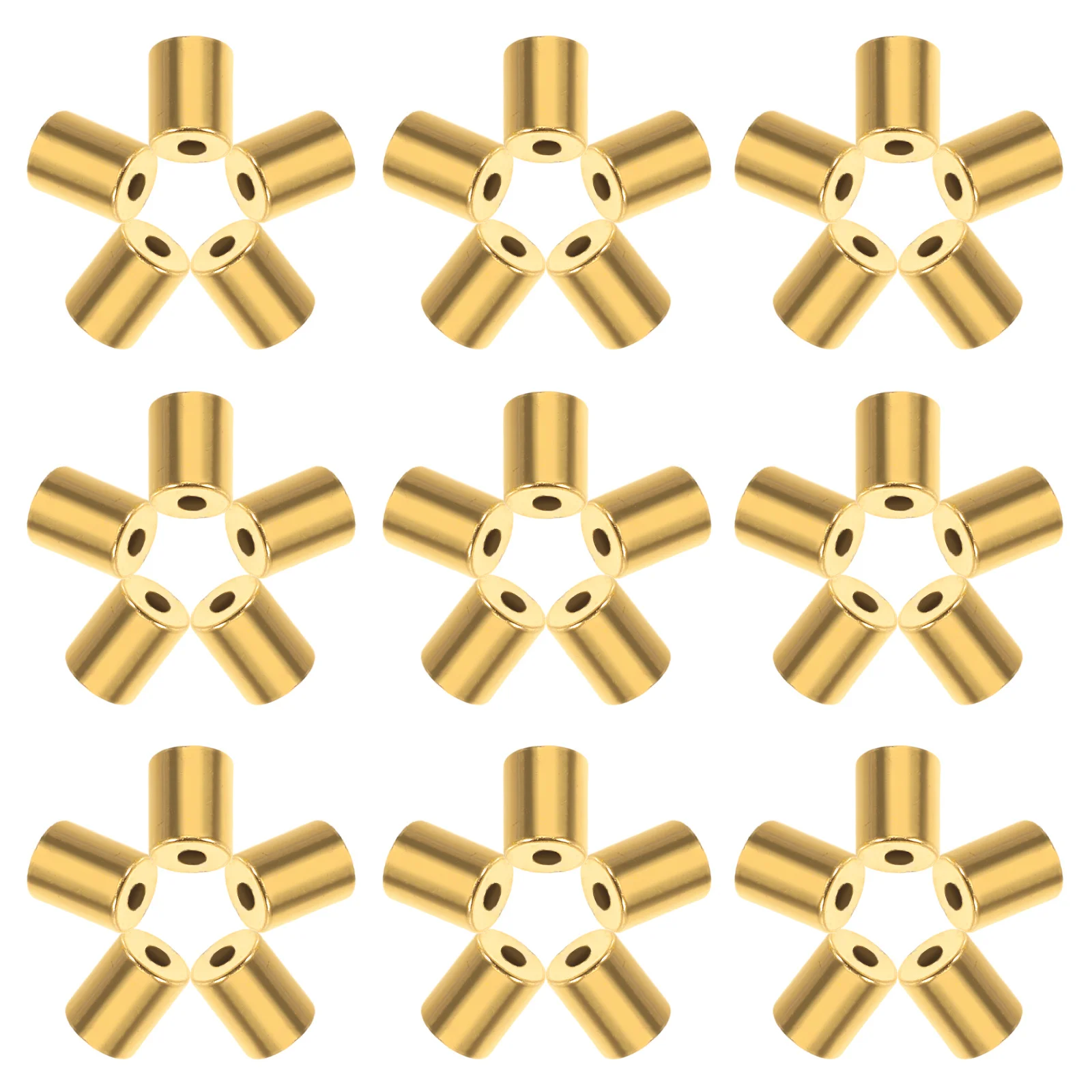 50 قطعة من القرط النحاسي المدمج ظهورهم توافق متعدد الاستخدامات لأنماط القرط المختلفة أقراط مثقوبة ظهورهم ثقب الأذن الخلفي #5