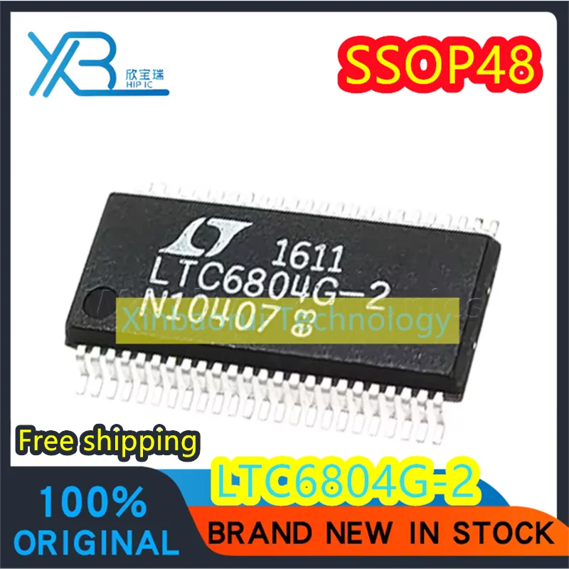 

(5/50 pieces) LTC6804G-2 LTC6804 SSOP-48 Multi-cell Battery Monitor Chip Battery Management 100% Brand New Free Shipping