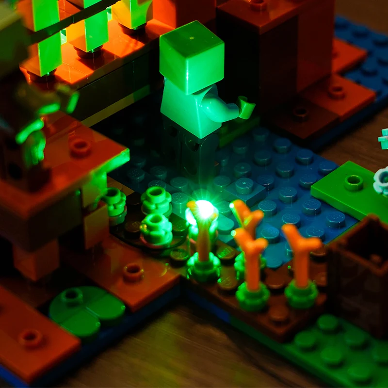 Lazishi LED light 21256 set is suitable for The Frog House building blocks (only including lighting accessories)