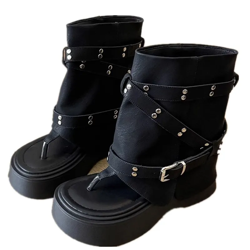 

Женские сапоги. Сапоги-женская обувь. 2025 год. Сандалии в стиле Лолиты. Летние ковбойские скандальные сапоги до середины икры. Римские белые сапоги до середины икры. Обувь. Сапоги-женские низкие сапоги.