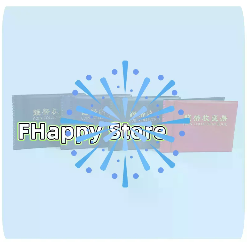 [MA]60 Pockets Coinnings Collection Album Book Mini Penny Storage Bag Collecting Money Organizer Gifts Coinning Holder Albums