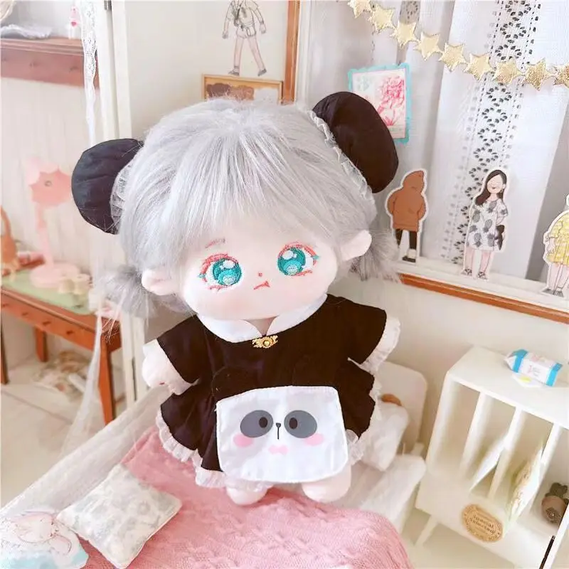 20cm Idol Puppe Plüsch Baumwolle Stern Puppen Kawaii ausgestopfte Baby Plüschtiere keine Attribute Puppen Spielzeug Fans Sammlung Kinder Geschenke