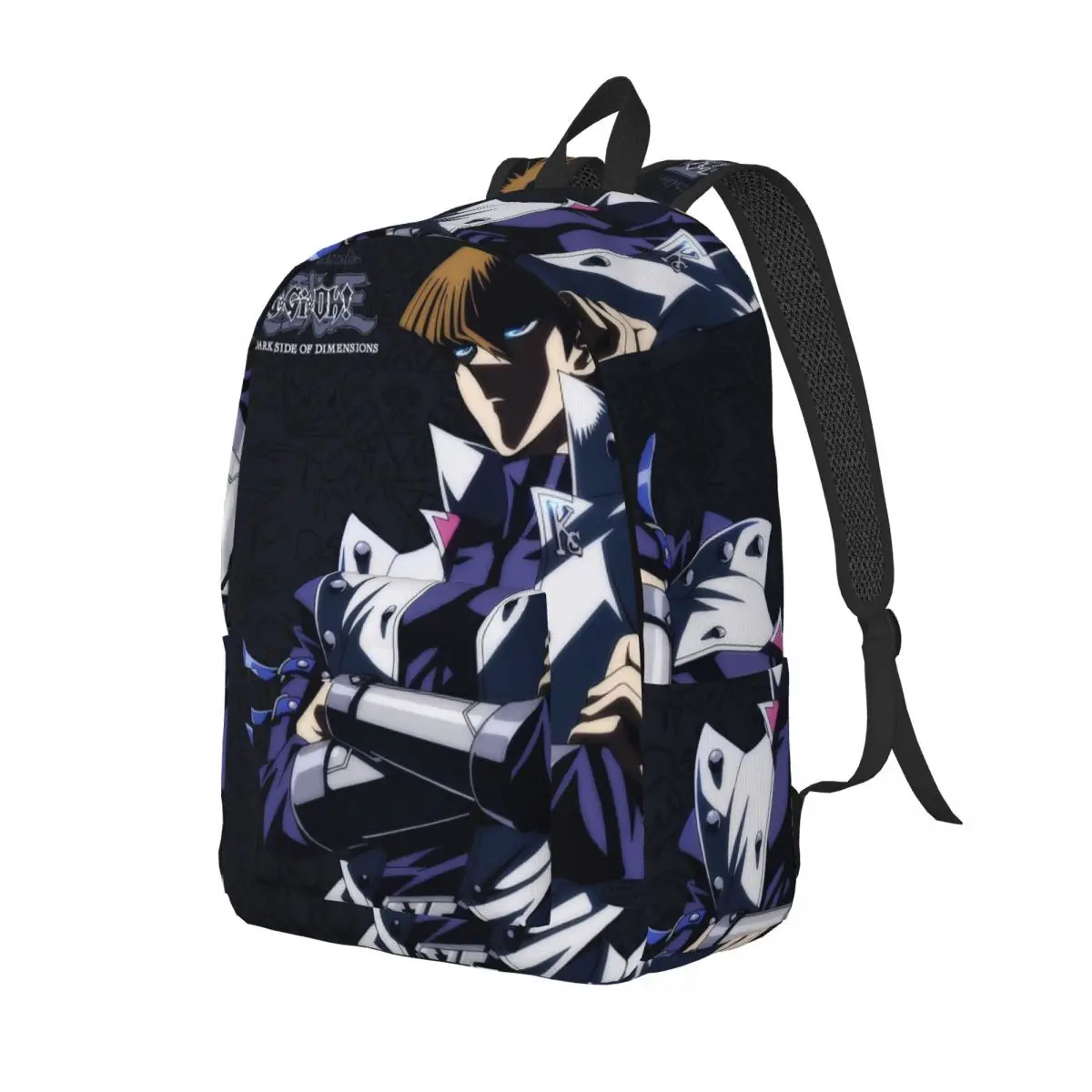 

Blue-Eyes White Dragon Japanese Anime Yu-Gi-Oh Backpack Daypack Large Capacity BookBag School Bag Shoulder Bags for Men Women