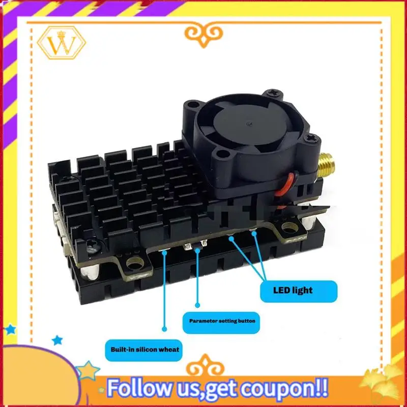 Latest-Long Range 5.8Ghz 2W FPV VTX Wireless Video Transmitter 2000Mw 48CH For Fixed Wing Drones Over 20Km Range