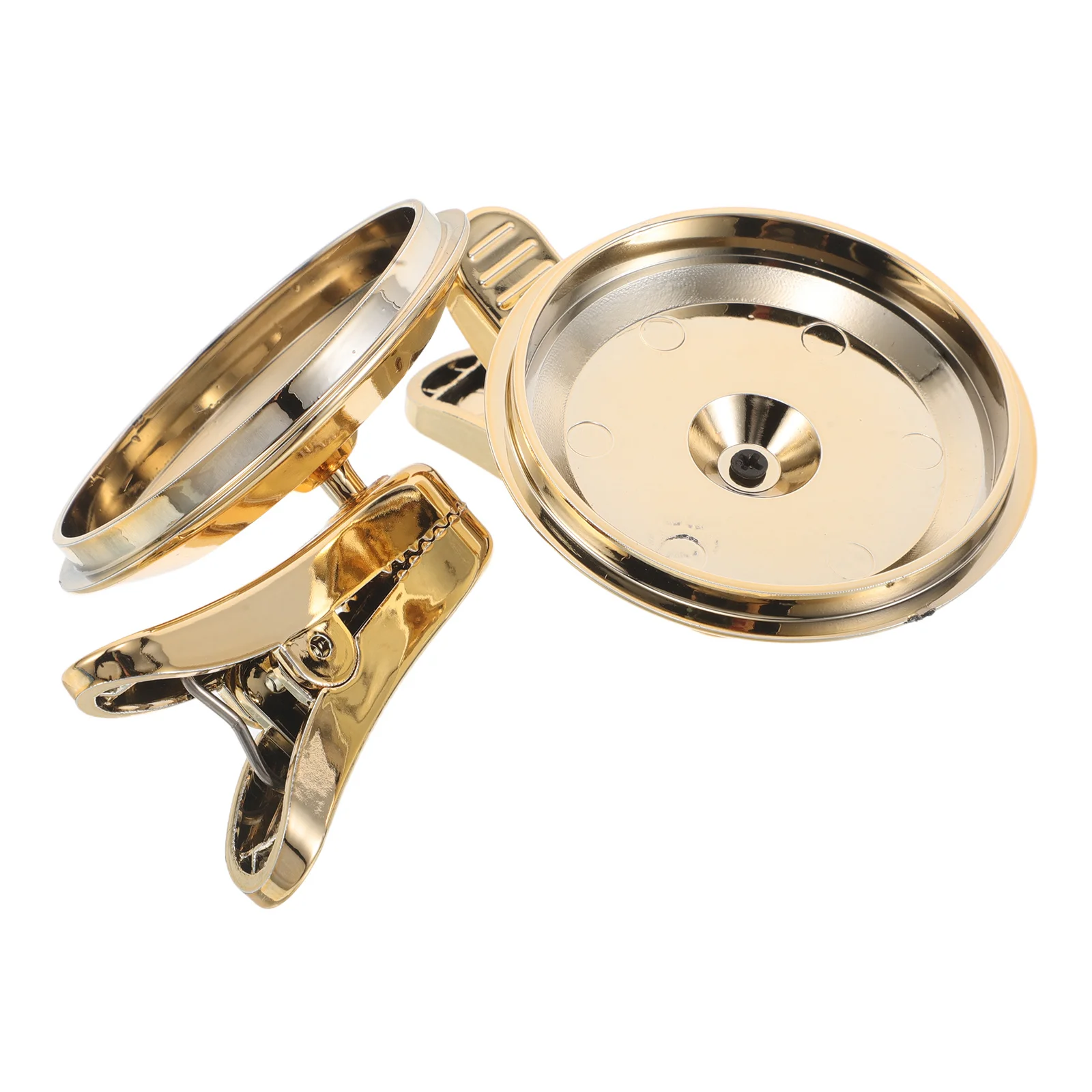 2 قطعة مشبك شمعدان عيد الميلاد على حامل لتزيين طاولة شجرة عيد الميلاد وحفلات أعياد الميلاد وعشاء على ضوء الشموع