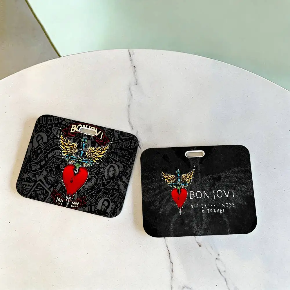 Porta Tarjetas de Identificación B-BonS J-Jovi, Funda para Tarjetas de Trabajo, Porta Tarjetas de Autobús para Empleados con Cordón