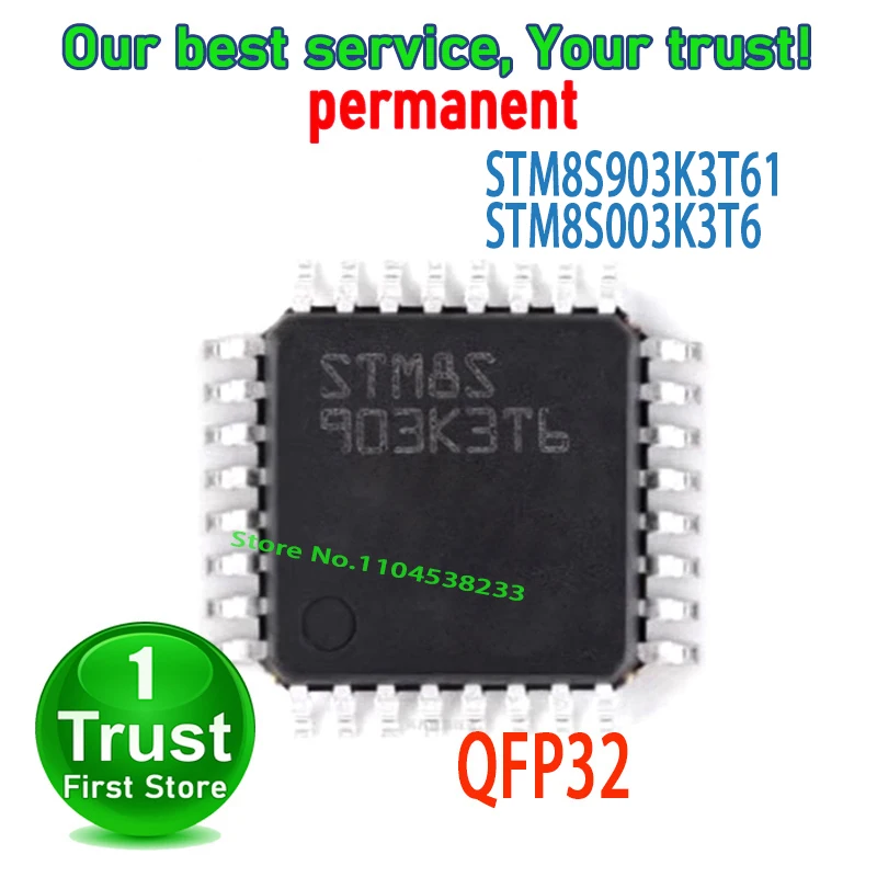 STM8S903K3T6C 5PCS STM8S903 LQFP-32 STM8S903K3T6  ATMEGA48-10AU  ATMEGA48 ATMEGA8-16AC ATMEGA8 ATMEGA8-16AI ATMEGA8-16AU