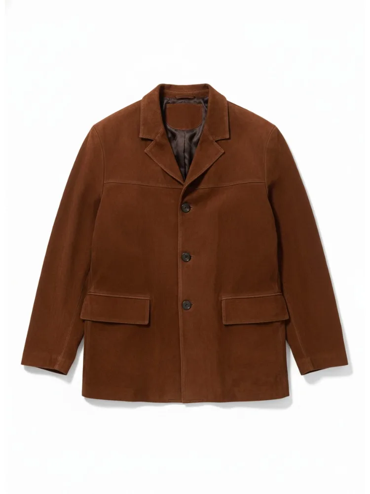 

Onecozyday женское коричневое пальто с воротником с лацканами и длинными рукавами, однобортный свободный пиджак, куртка, верхняя одежда для женщин