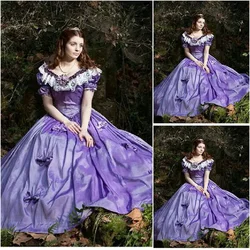 1860s Civil War Dress Victorian Empress Sisi Cosplay Dress Vintage Southern Belle Ball Gown Historical Princess Wedding Dress