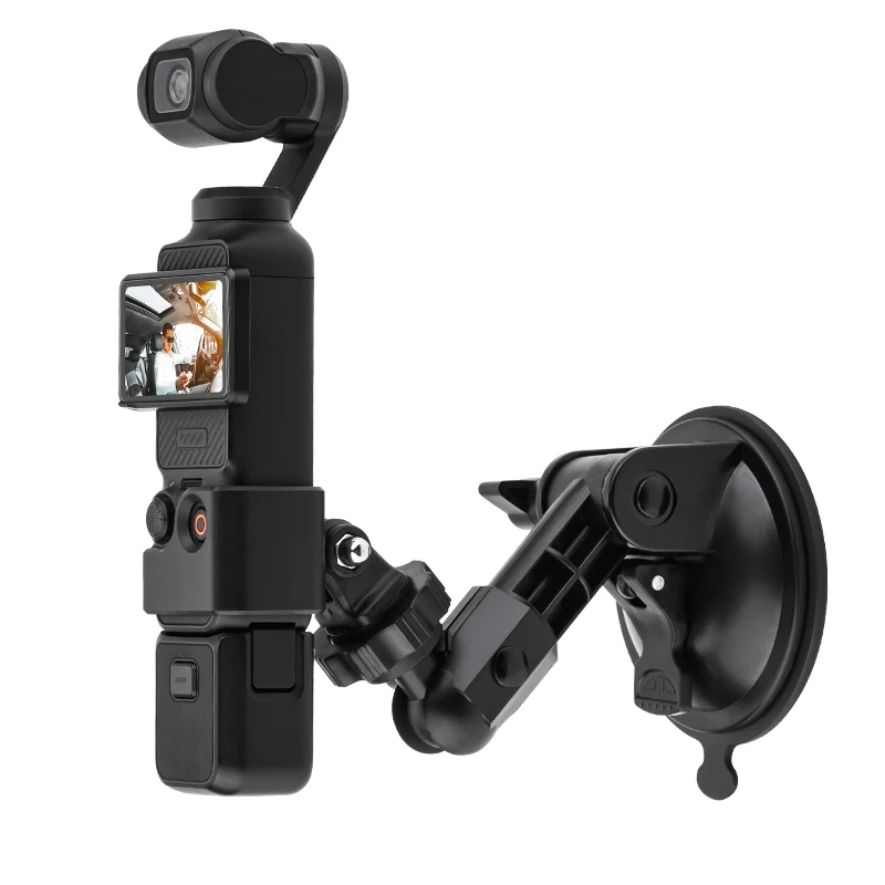 

For DJI OSMO Pocket 3 Camera Car Holder Bar Suction Cup Mount Adapter Gimbal Camera Car Mounted Holder Action Camera Accessor