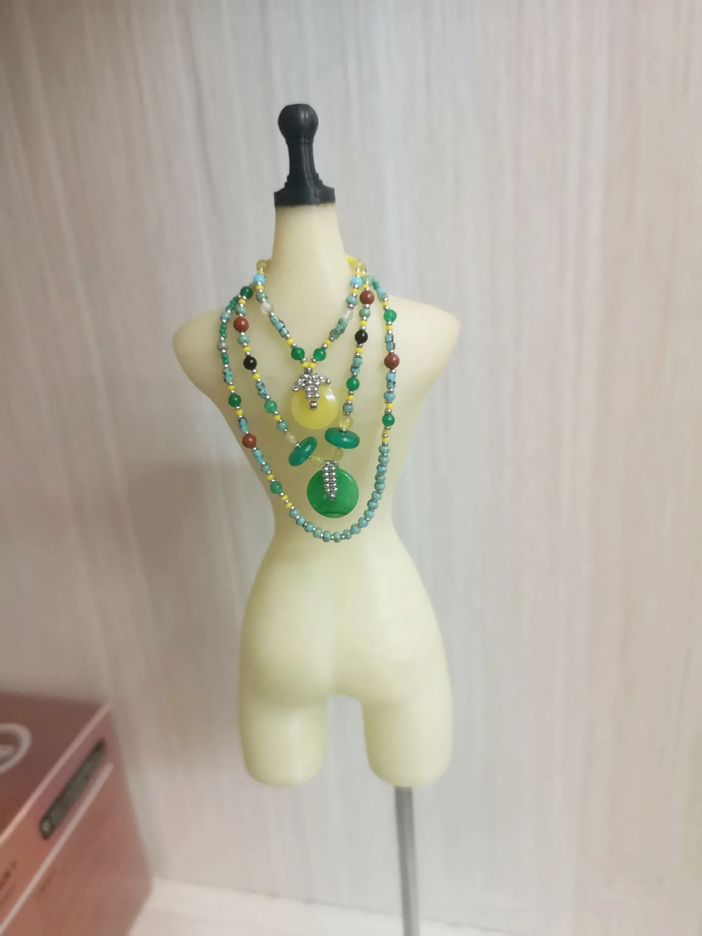 1/6 BJD Braided Bead Necklace OB27 Doll Accessories Free Shipping