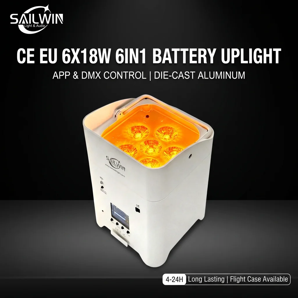 Высококачественный набор из 7 светодиодных пиксельных стробоскопов COB 60W 3-в-1 - серия Sailwin Vintage Warm White LED Retro для сцены и дискотек