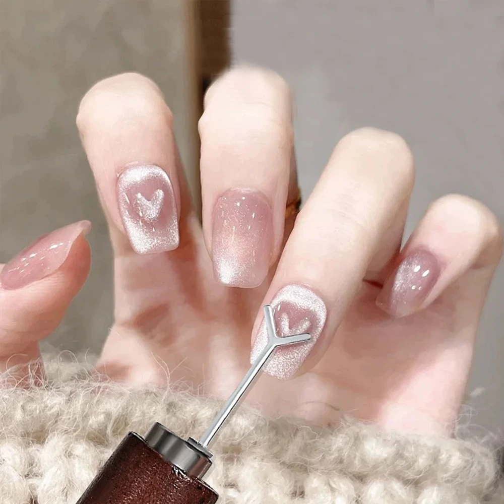 3 in 1 Multifunzionale Nail Art Bastone magnetico Kit in ferro a forma di Y Cat Eye Gel Forte magnete Smalto per unghie Linea Effetto Strumenti per manicure