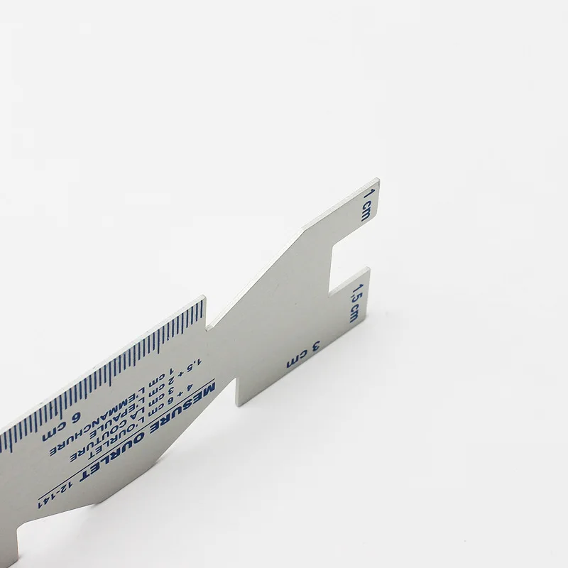 Precision Seam Measuring Gauge Metal Quilting Tailor Ruler Template Sewing Ruler For DIY Patchwork Quilting Craft Accessories