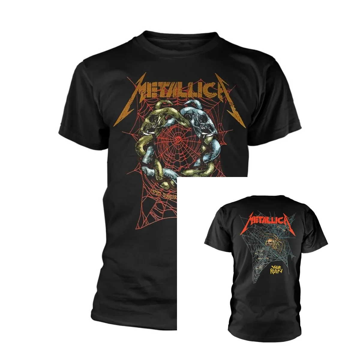 تي شيرت Metallica Ruin _ Struggle تي شيرت فاخر عالي الجودة لكل من الرجال والنساء توب Y2k 2026 صيفي #1