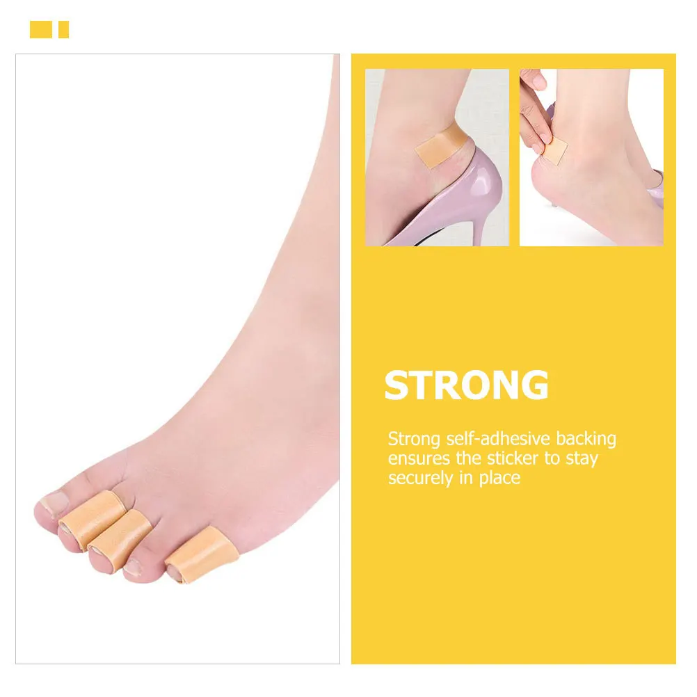 Heel Protectors 6 Rolls Foot Blister Tape Patch Waterproof Sweatproof Toe Protection for Dance Shoes Long Lasting Adhesive