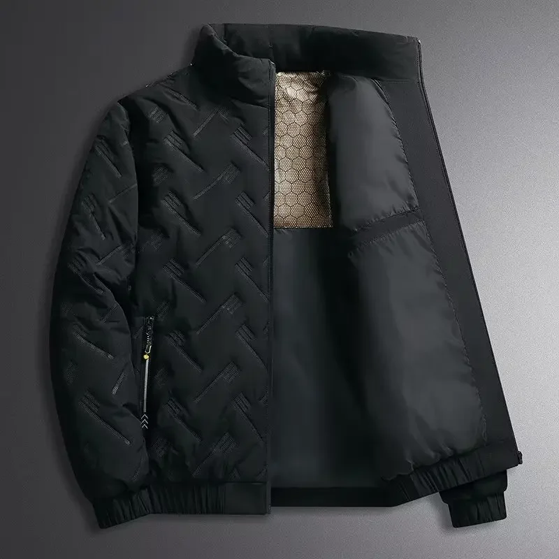 سترة قطن سميكة للرجال ملابس خارجية شتوية غير رسمية للشباب معطف قطني متعدد الاستخدامات فضفاض مناسب للعلامة التجارية الصينية AE Stock #2