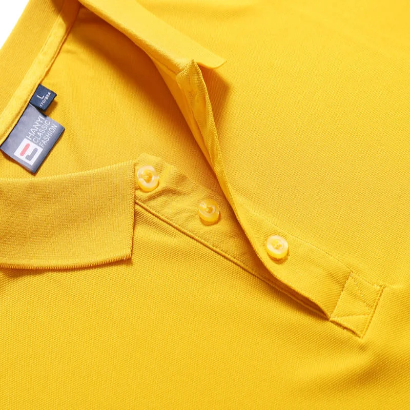 الصلبة اللون التجاعيد مقاومة الرجال والنساء تي شيرت قميص بولو قميص مطبوعة شعار التطريز تنفس ملابس العمل تخصيص #5