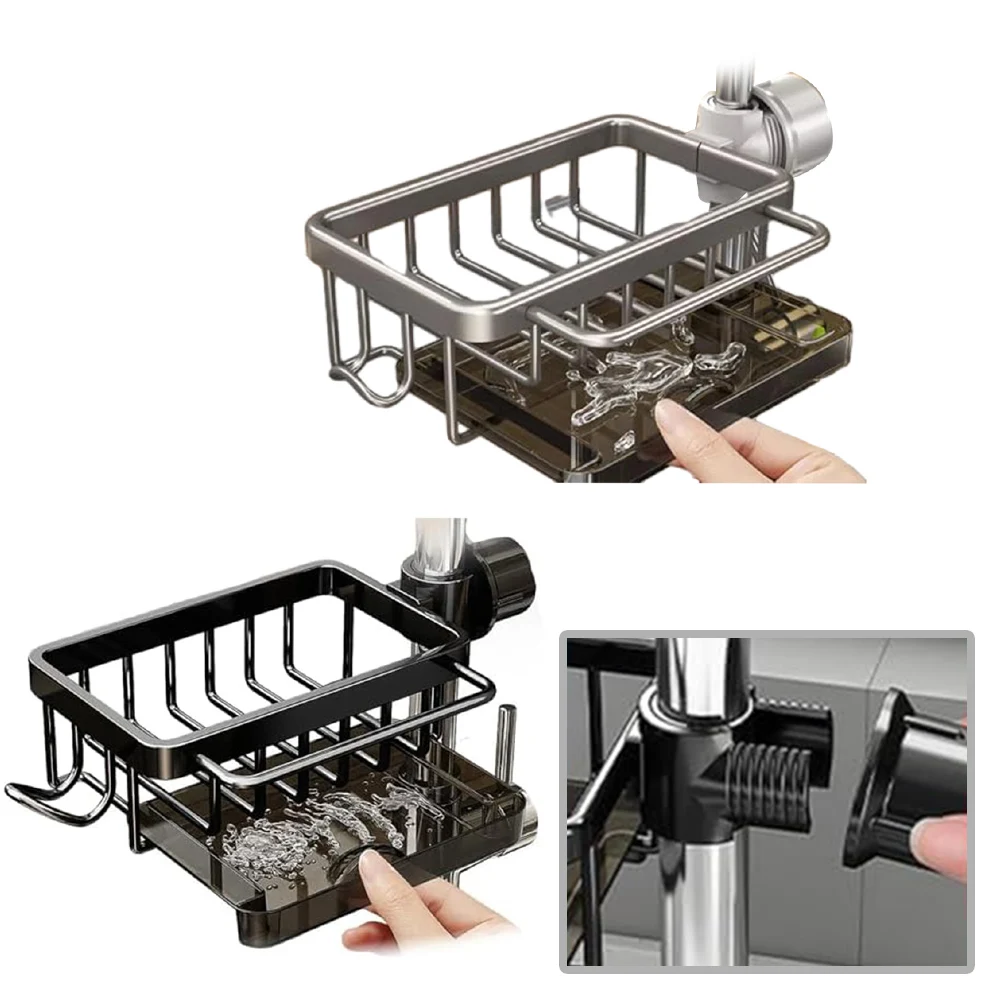 Firm Package Content Kitchen Sink Faucet Organizer Convenient Stylish Convenient Drying Faster Larger Capacity