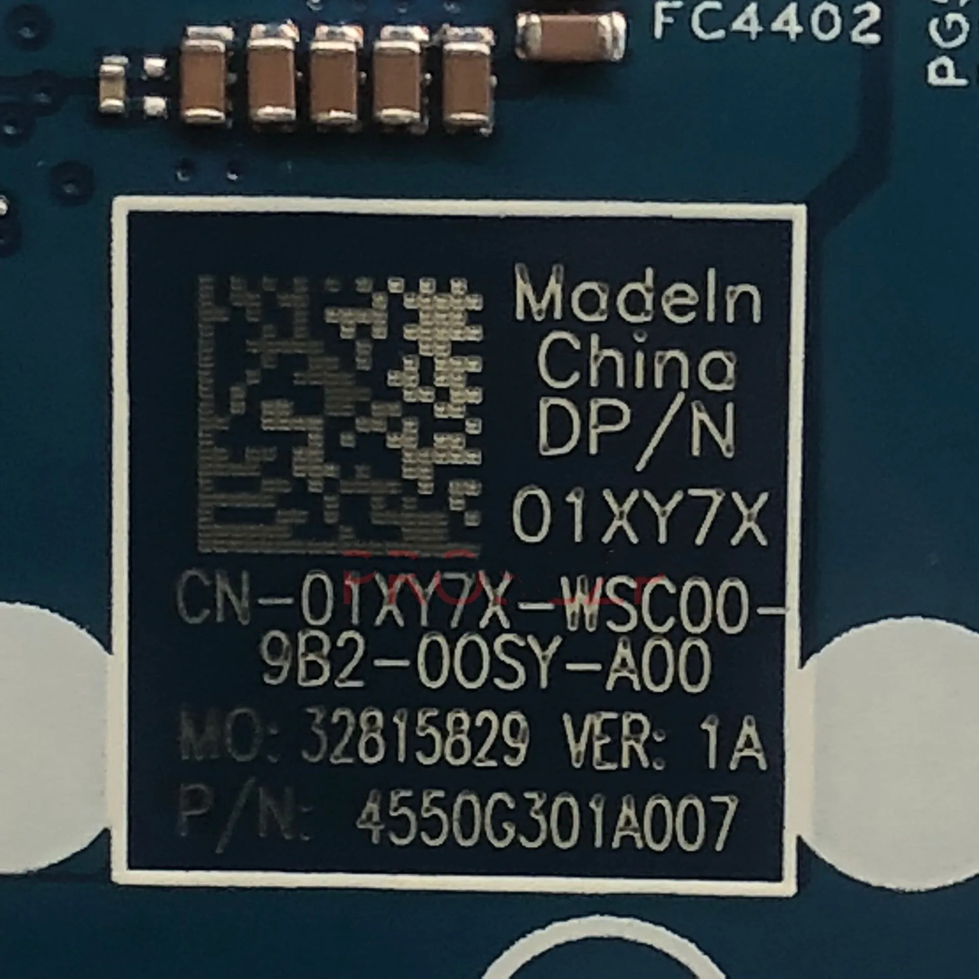 ラップトップマザーボード,CN-01XY7Xプロセッサと互換性のあるマザーボード,srf9w 18828 cpu 5300,完全な作業,i7-8665U-1用の7x1xy7x 100%-1