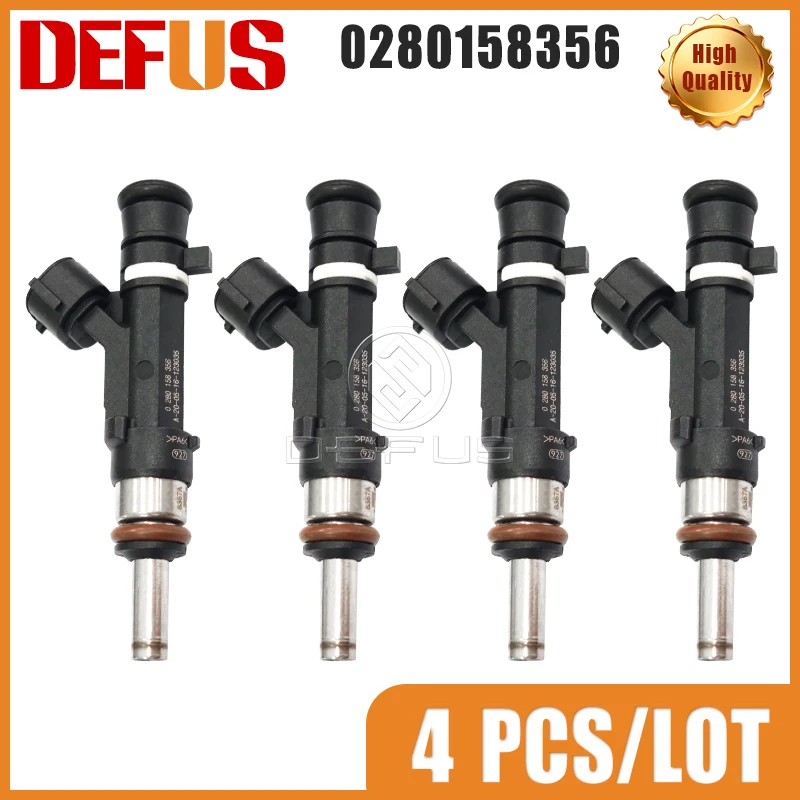 DEFUS 4/6/8 PCS OEM cFuel Injector For Nissan Kicks Micra March Versa 1.6 Flex HR16DE 2011-2020 sa 1.6 Flex HR16DE 201
