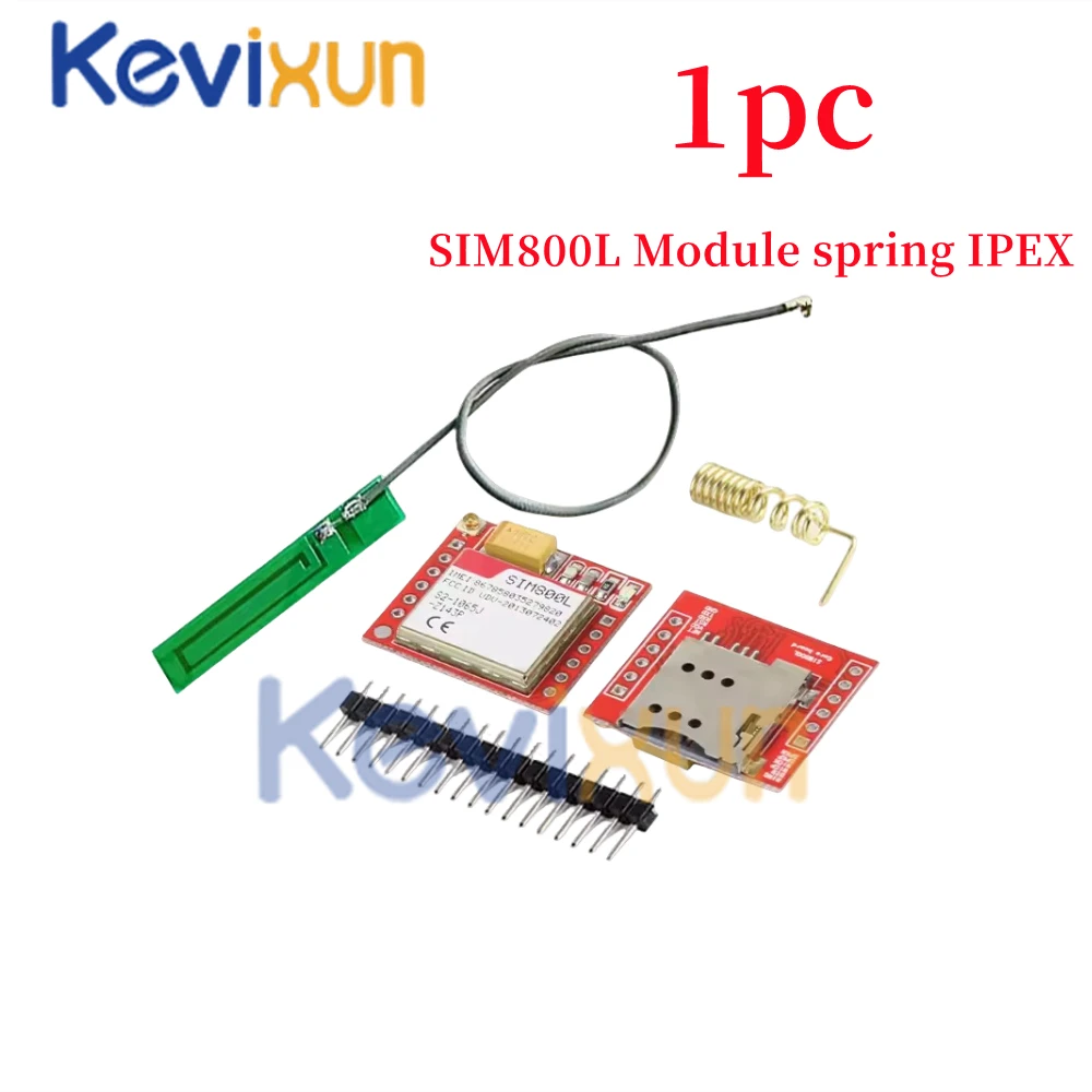 1-10 pz/più piccolo SIM800L GPRS modulo GSM Kit scheda MicroSIM Core BOard Quad-band TTL porta seriale con l\'antenna