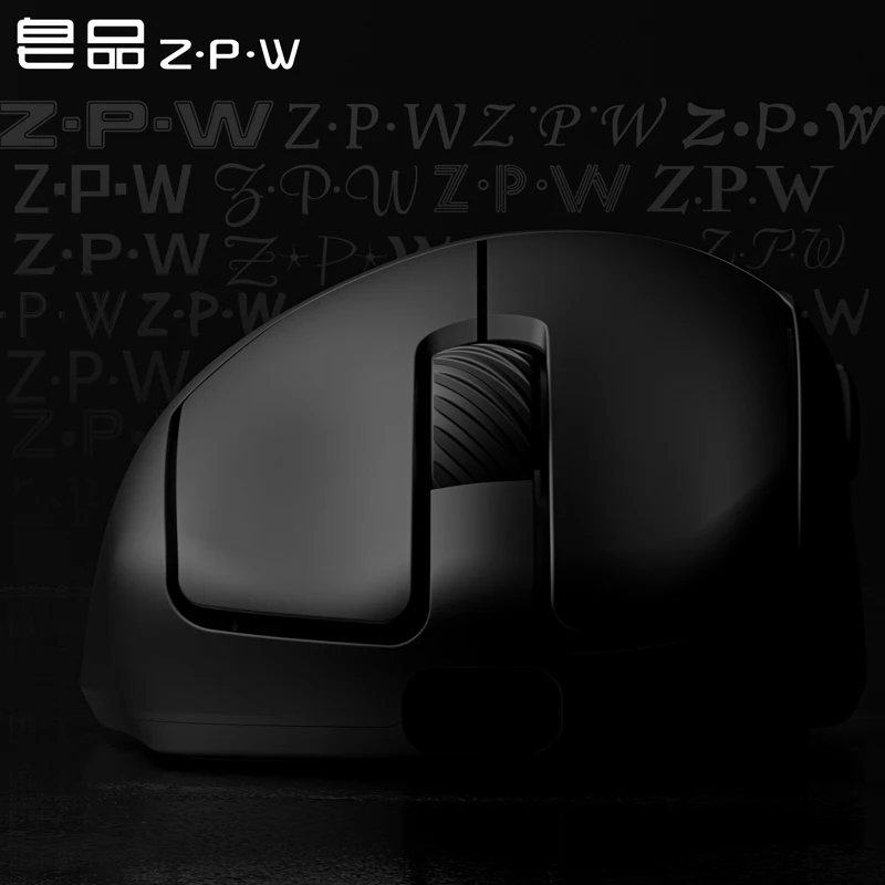 เมาส์เกมมิ่ง ZPW Max Three-Mode สำหรับการแข่งขันอีสปอร์ต เซ็นเซอร์ Paw3395/3950 ความละเอียด 30000 DPI ความละเอียดแสง 8k น้ำหนักเบา 47 กรัม