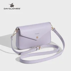 David Jones Women's Crossbody Bag Fashion Senior Casual Versatile Simple Atmosphere Multi Occasion Artificial Leather Square Bag