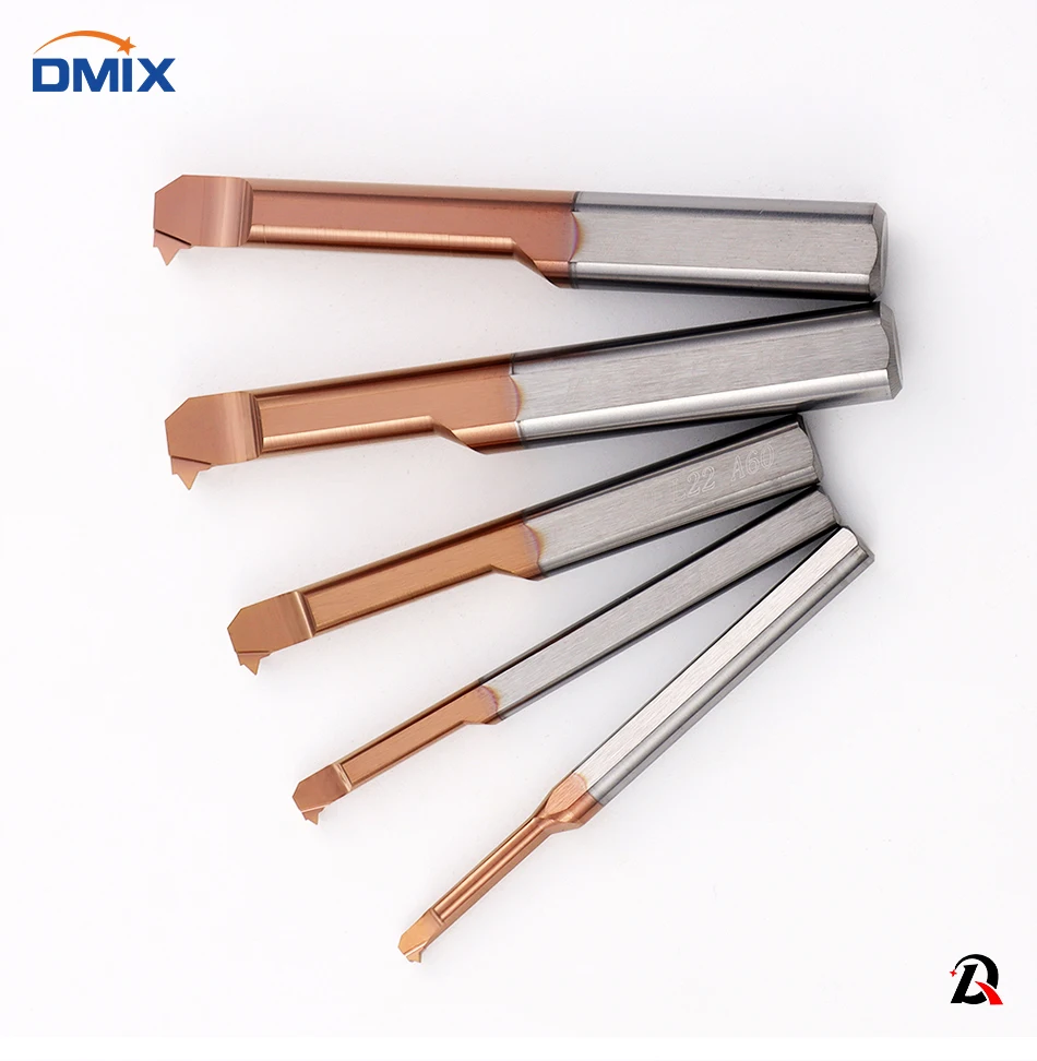 DMIX MIR 60 ° 55 ° Bohrer für Gewindeschneiden, beschichteter Hartmetall-Mini-Innen-Drehwerkzeug, Kopierwerkzeug für kleine Bohrungen, Wolframstahllegierung – Detail 2