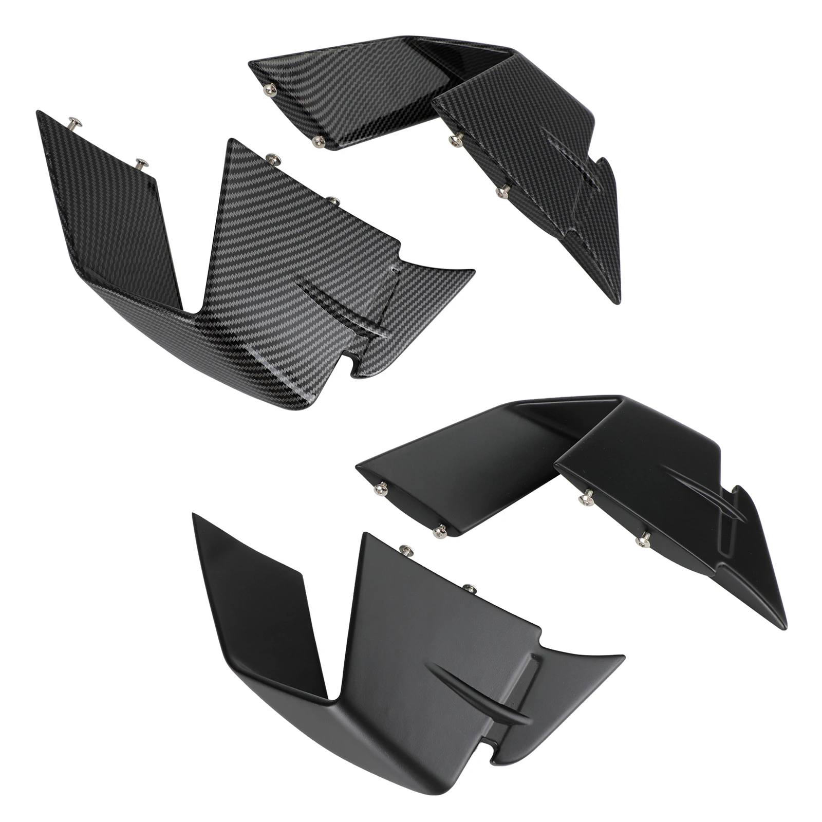 Artudatech الجبهة سبويلر الرياح الجنيحات هدية مناسبة لسيارات BMW S1000RR 2019-2022 قطع غيار الدراجات النارية