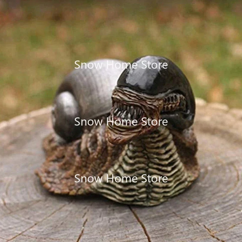 Aliens Snail Statue Figure Statues Model Doll Birthday Gifts Resin Ornaments