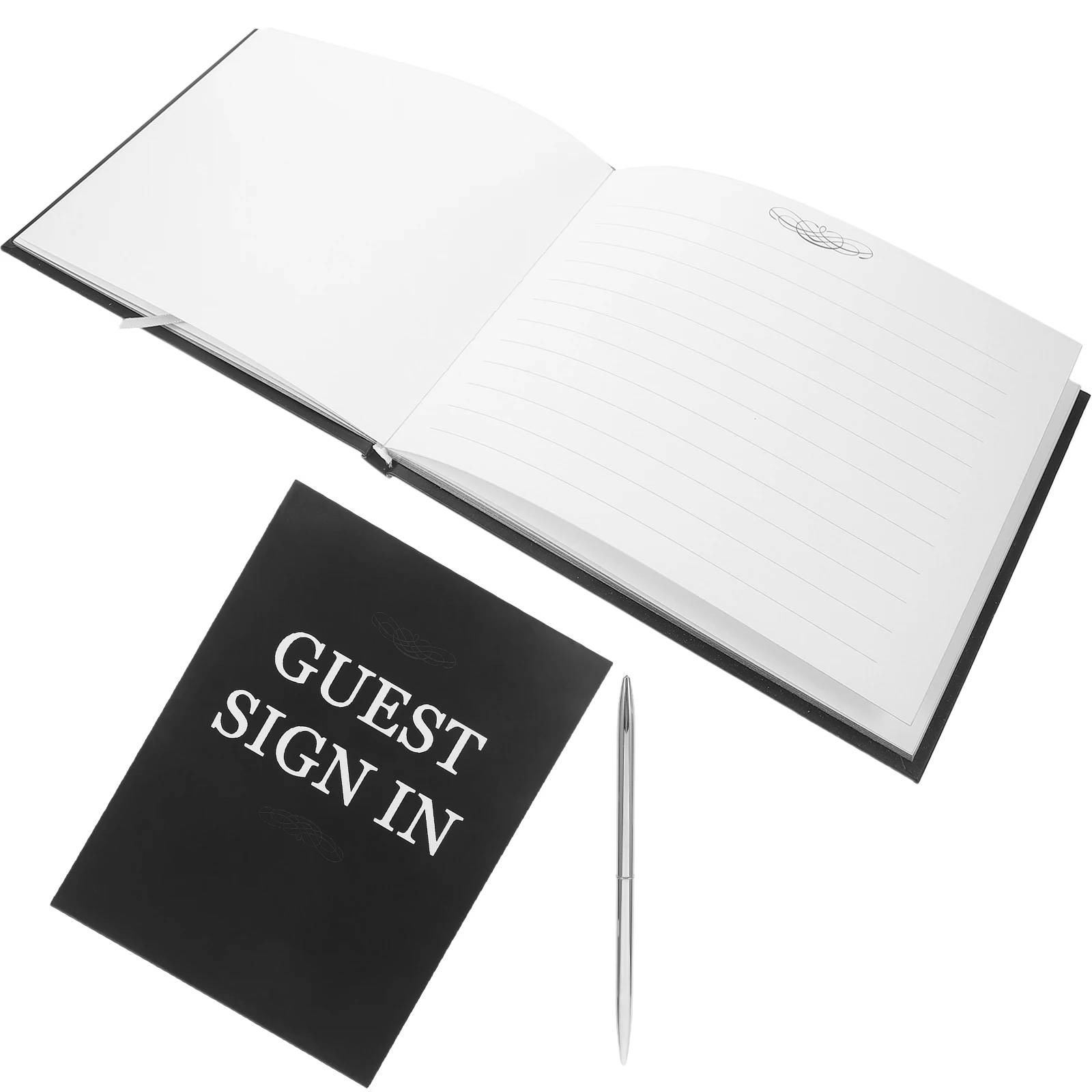 

Wedding Guest Set White Sign Ceremony Bridal Shower Gifts Guestbook Photo Album Keepsake Family Friends