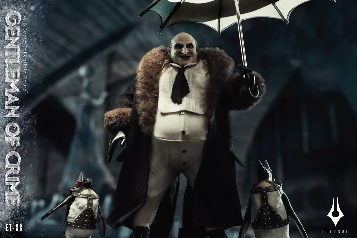 Juguete eterno Etx8 1/6 personajes de la película Gotham caballero del crimen pingüino Jazz conjunto completo modelo 12 pulgadas figura de acción mejor arte