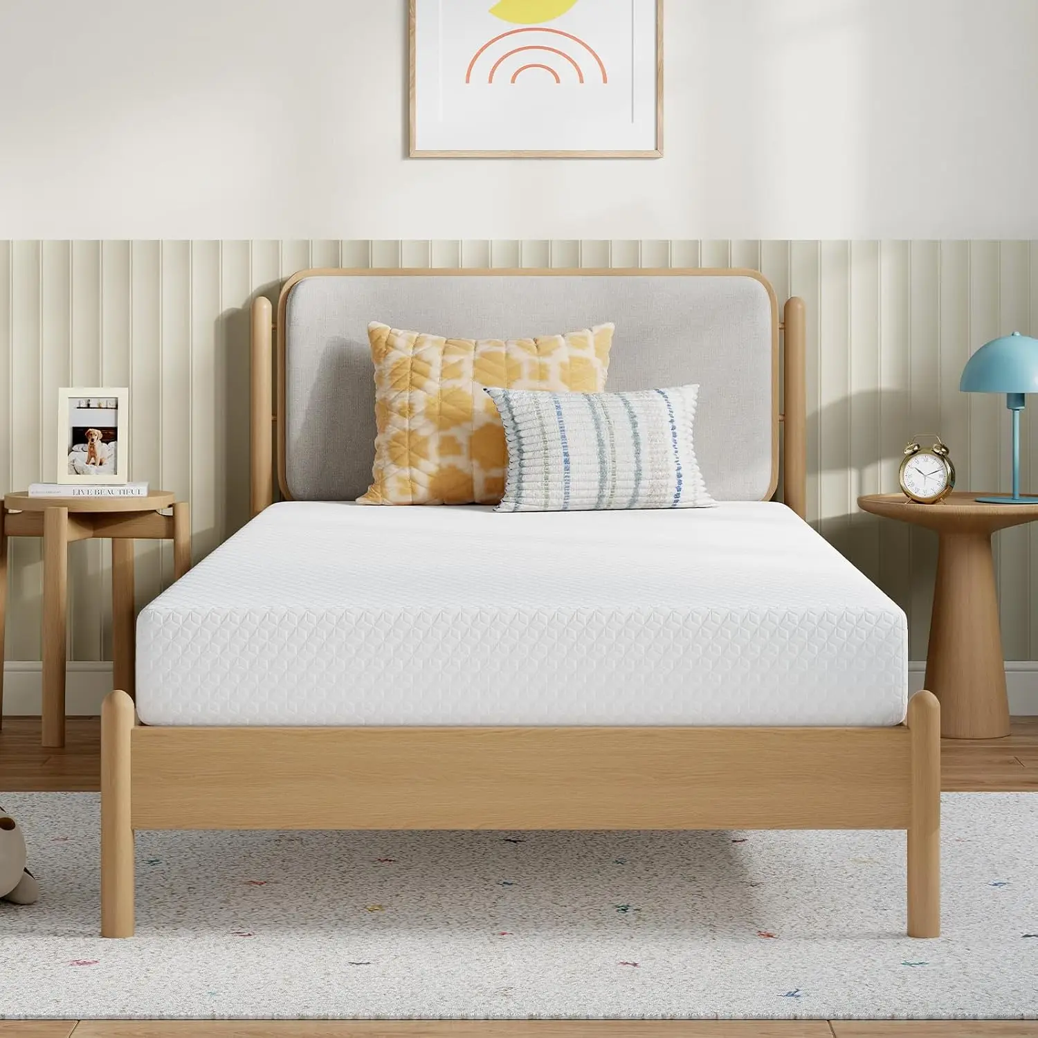 

8 Inch Twin Size Mattress, Twin Memory Foam Mattress for Kids with Comfortable & High-Density Support Foam for Cool Touch