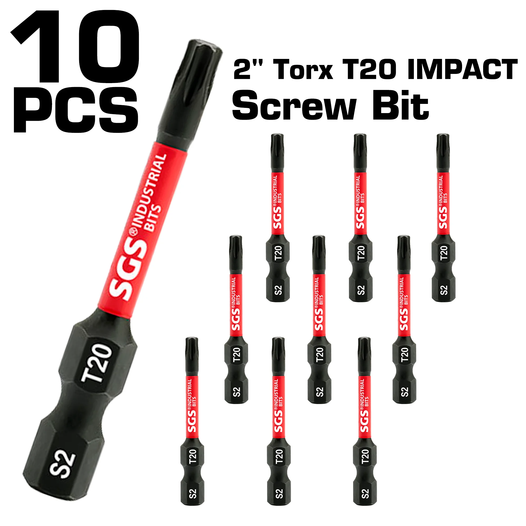 5/10/20 stuks Torx schroevendraaierbitset T20 S2 staal magnetisch 50 mm lange schroevendraaierset geschikt voor verschillende mechanische reparatiebehoeften