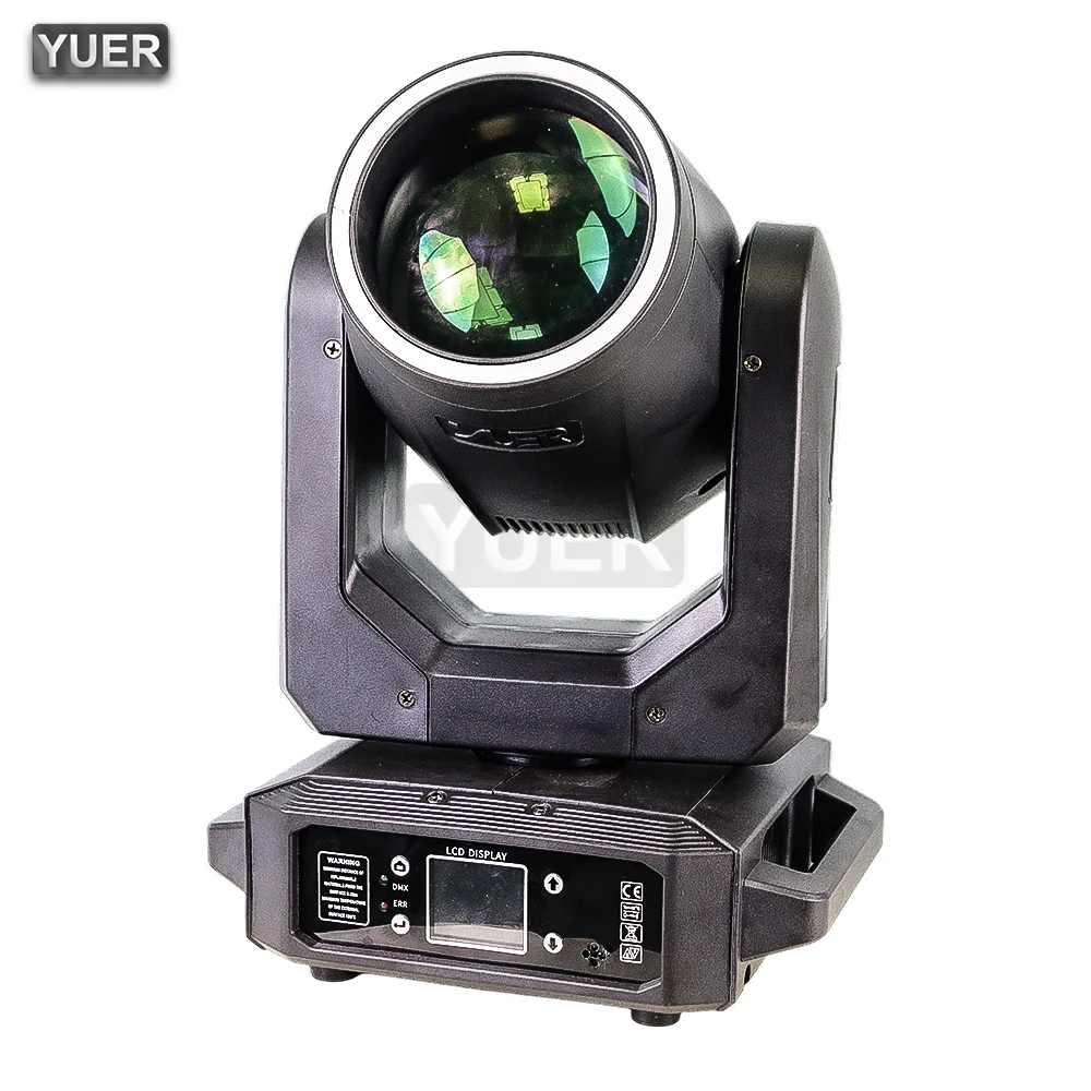 1/2/4 قطعة 200 واط LED شعاع تتحرك رئيس ضوء مع حلقة 6 + 12 المنشور 7 Gobos قوس قزح تأثير DMX ل DJ ديسكو بار حفلة المرحلة الإضاءة