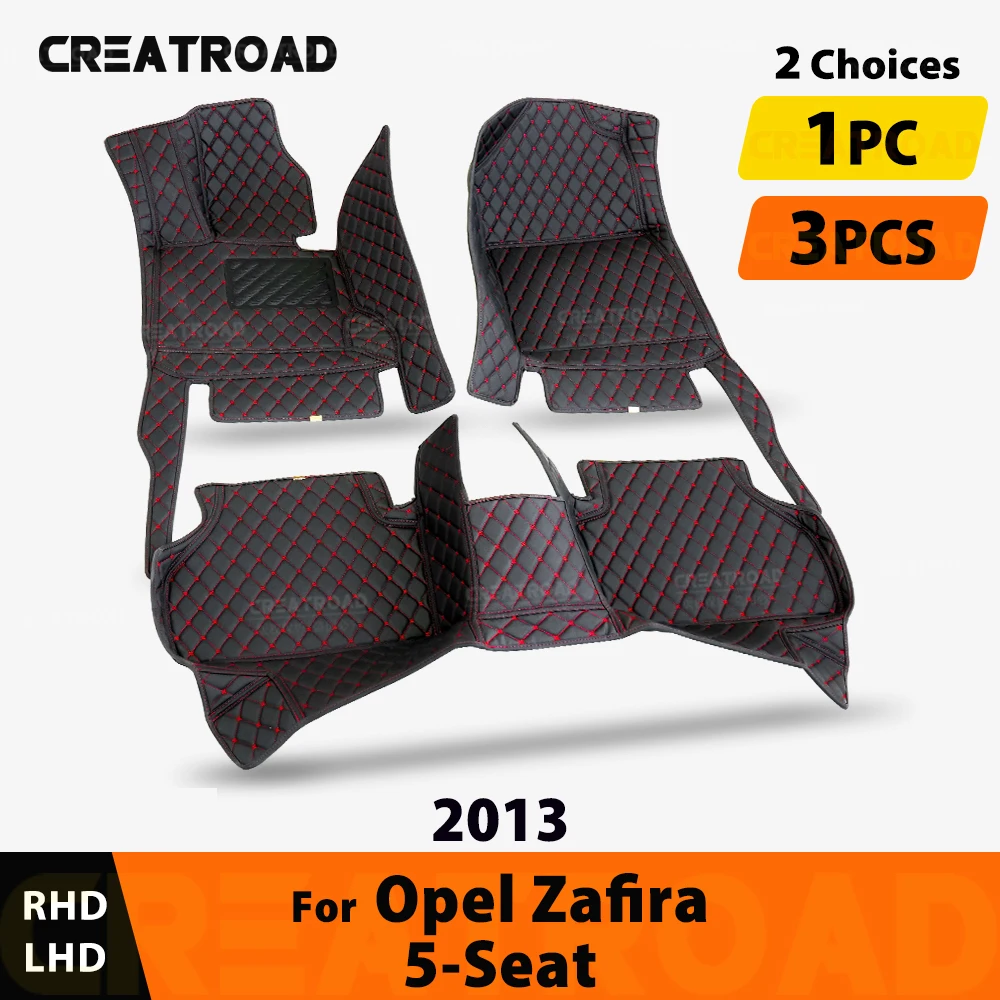 

Автомобильные коврики для Opel Zafira, 5 мест, 2013, изготовленные на заказ автомобильные подушечки для ног, автомобильный ковер, аксессуары для интерьера