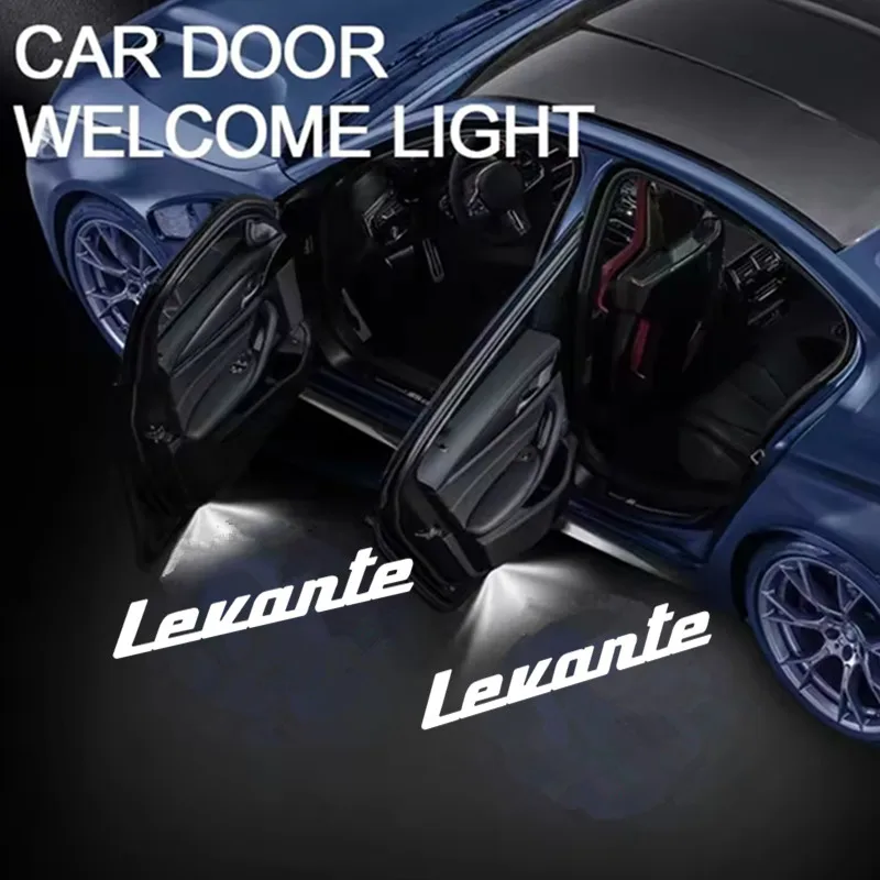 2Pcs For Maserati Levante 2016 - 2023 Light Shadow Light Courtesy Car Door Light