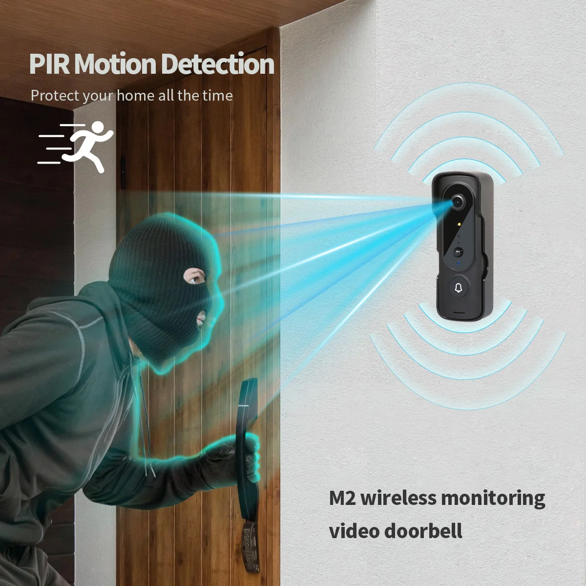 Doorbell Video Intercom Camera Inteligente Wireless By Bell Night Vision 4.3inch Screen for Security Smart Home Apartment