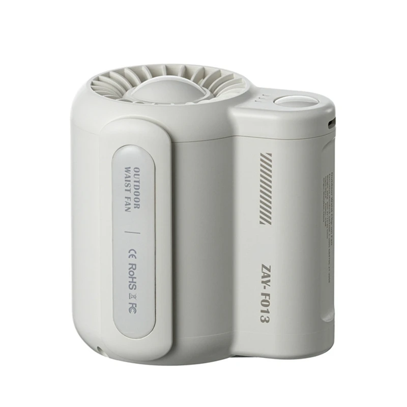 F4S-cUSB Портативный персональный подвесной поясной вентилятор 4500 мАч перезарядка носимый электрический вентилятор спортивный кондиционер на открытом воздухе