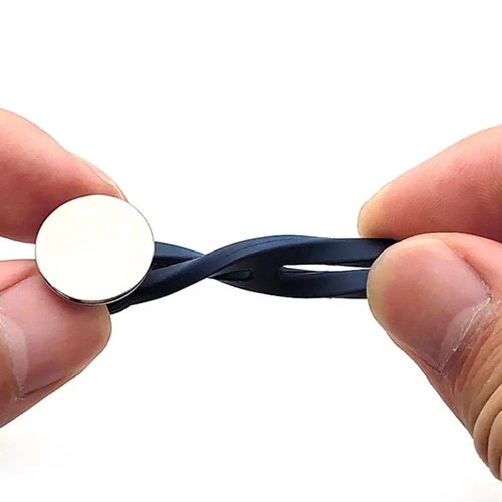 6Pcs Sewing Accessories Jeans Retractable Button Adjustable Metal Pants Extender Retractable Buckles Jeans Waist Button Unisex