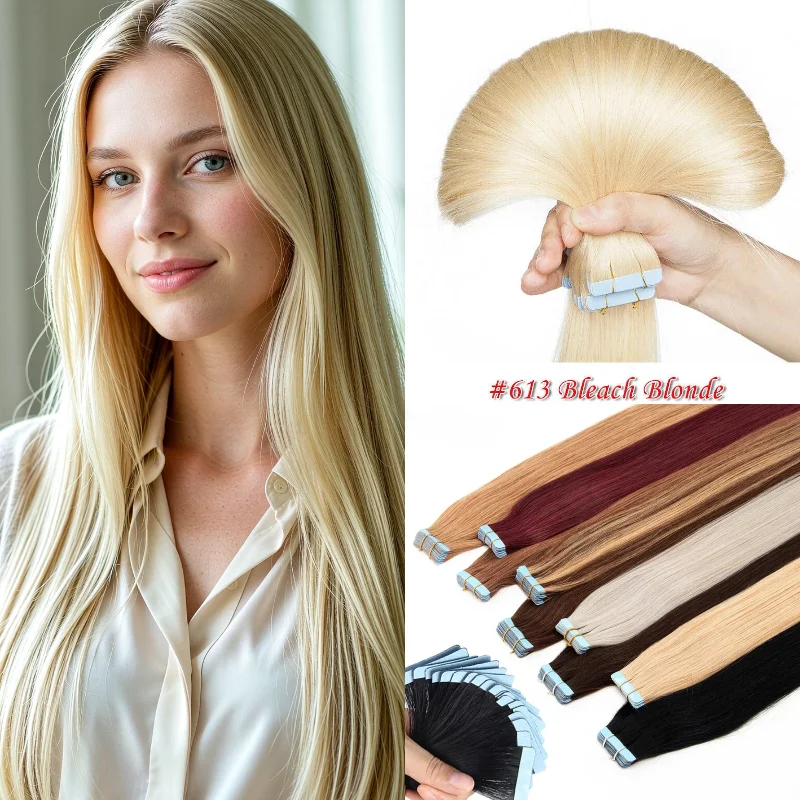 human-remy-hair-tape-in-hair-extensions-20pcs-26inch-straight-4-99j-for-thicker-hair-style-change-special-occasion-wholesale