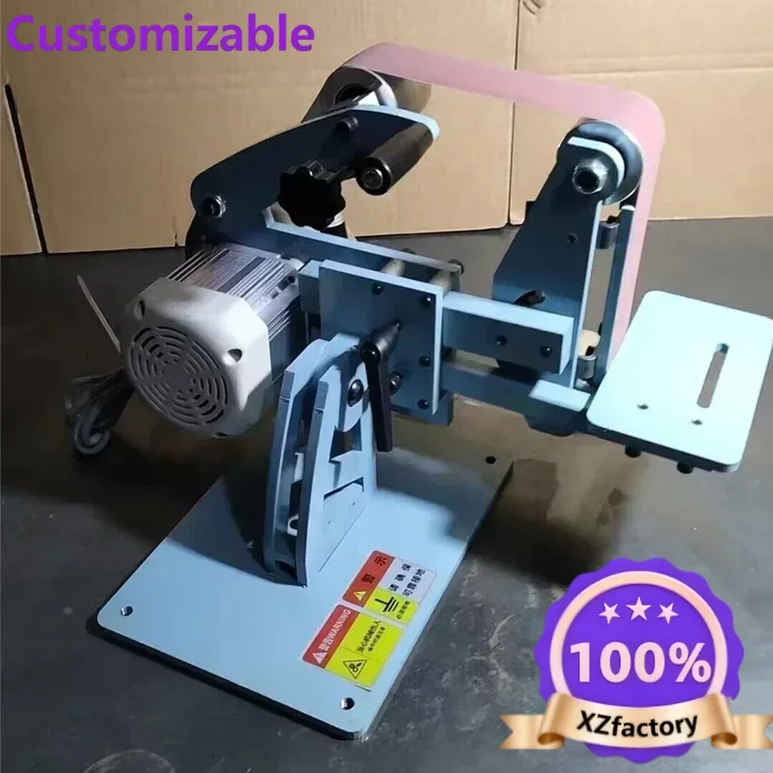 Factory Direct 2026 Hot sales Electric Belt Sander Vertical And Horizontal Dual Use Belt Sander Polishing Grinding Machine Belt