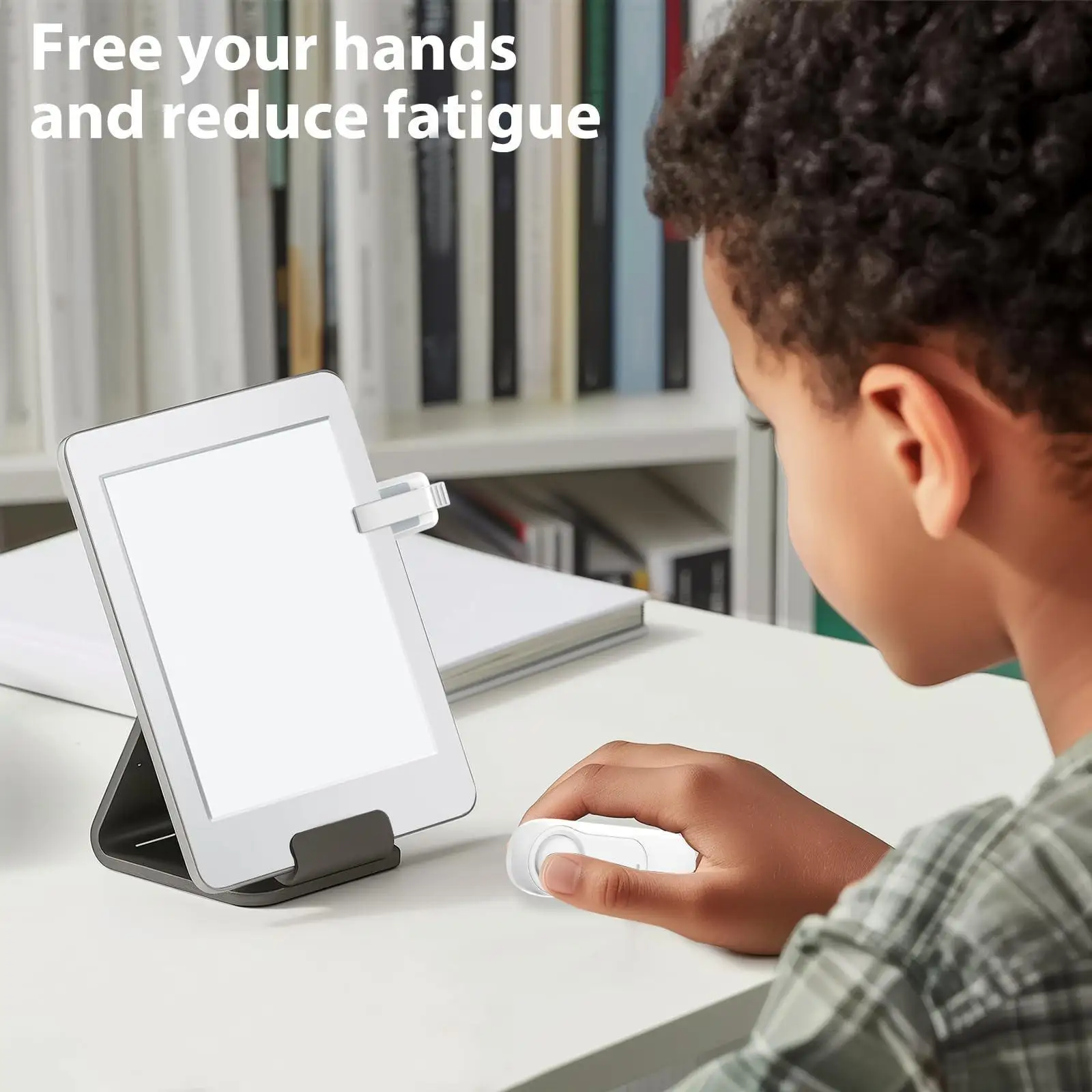 

Remote Control Pages Turner Quiet Accessories Portable for Phone Ebook Tablet