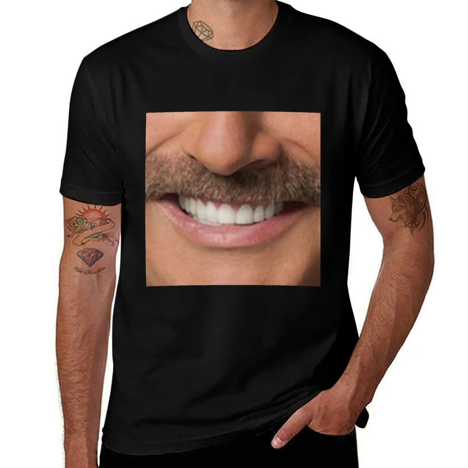 Dr. Phil's Magnificent 'Stache T-Shirt Dry Fit Running Short Sleeve Top