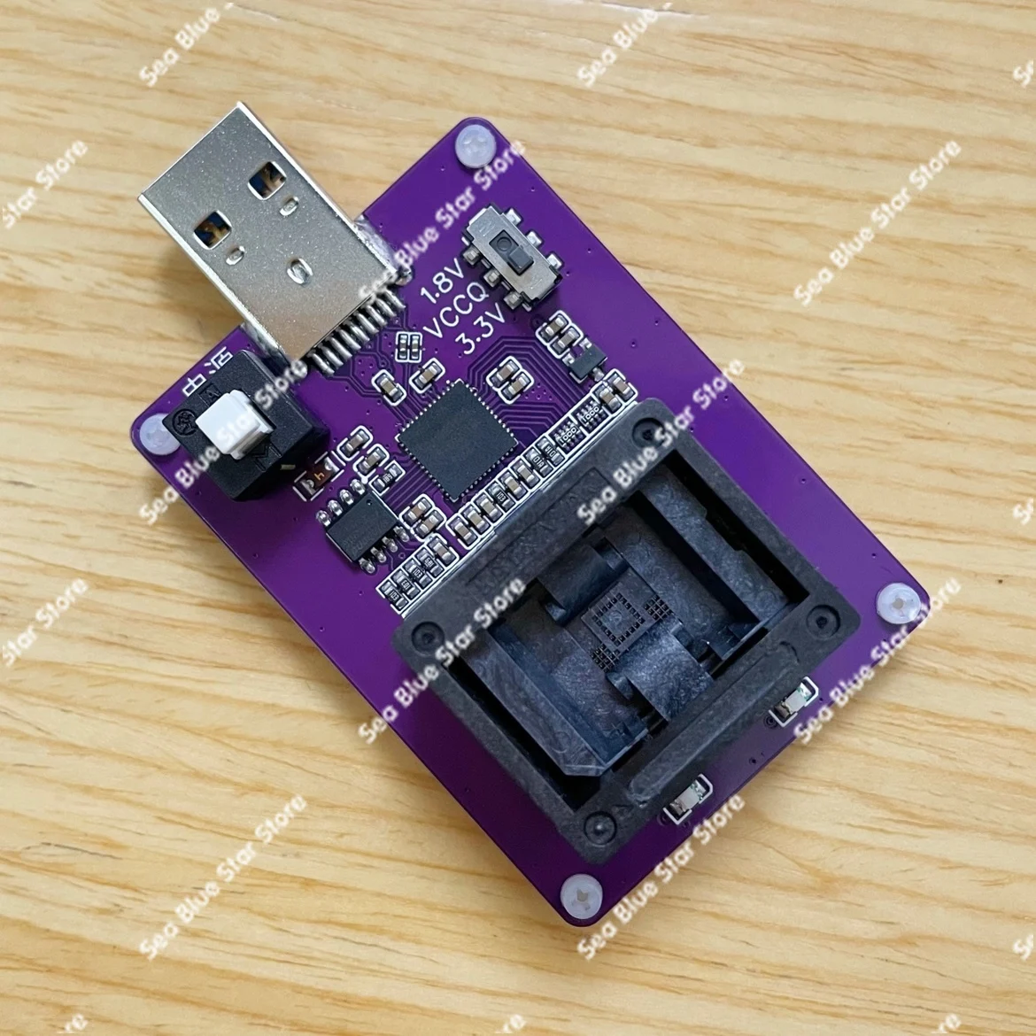EMMC153 Burning Seat To USB3.0 Mirror Reading and Writing Emmc Chip Test Bga153 Test Rack GL3224