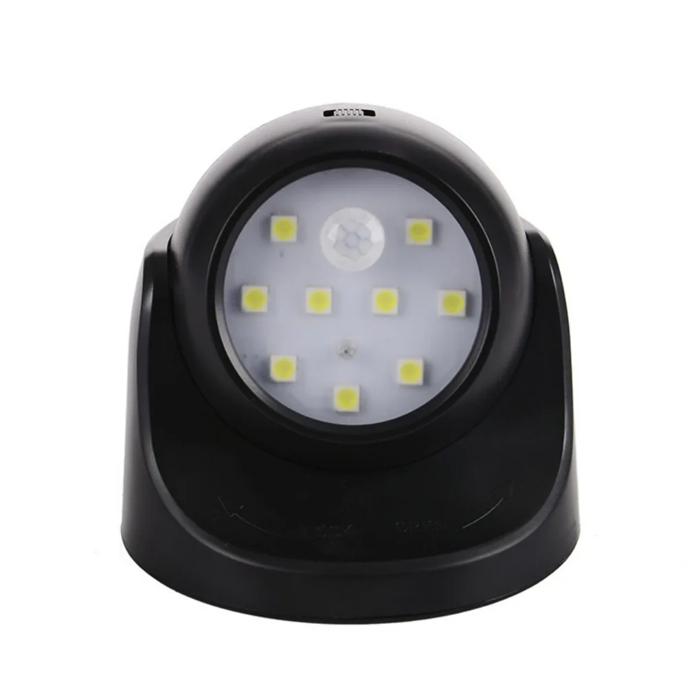 9-LED Dual Sensor Energy-Saving Light – Light & Motion Activated 360° Rotatable Auto-Sensing Work Light for Indoor & Outdoor Use