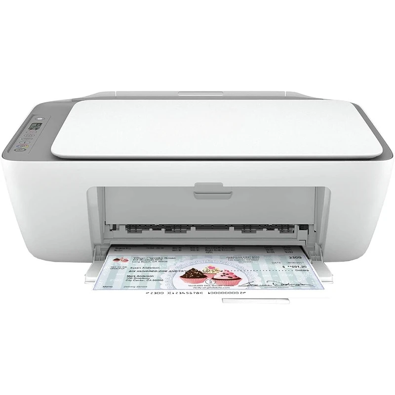 home.  Deskjet 2755 MX MICR All-in-One Check Color Printer Gold Check Printing Software Bundle, White (2755MX)