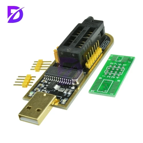 WCH341A 24 25 Series EEPROM Flash BIOS USB Programmer Module SOIC8 SOP8 Test Clip For EEPROM 93CXX / 25CXX / 24CXX DIY KIT
